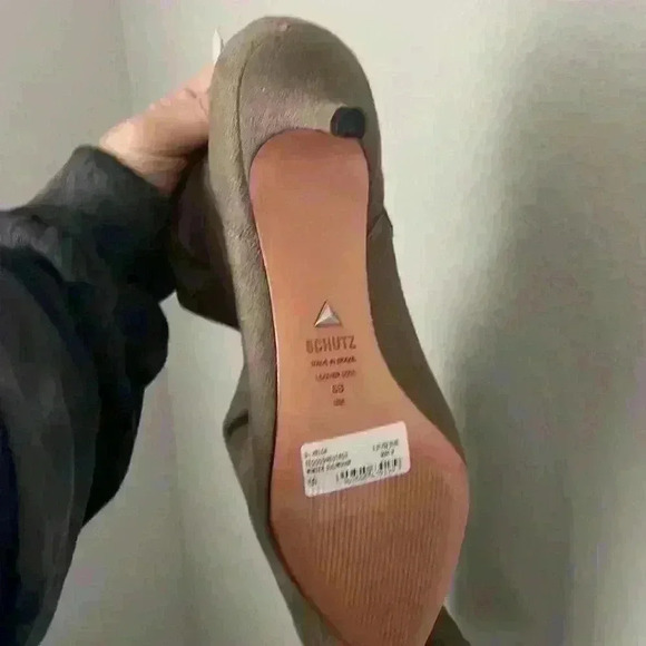 SCHUTZ New In Box & Duster Bag included Sz 6 OTK Suede boots - Picture 10 of 12